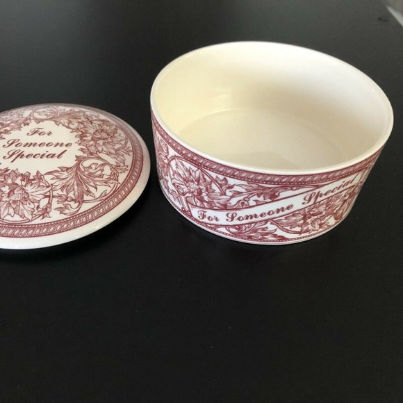 Vintage Spode For Someone Special Porcelain Trinket Box And Jewelry - Picture 3 of 5